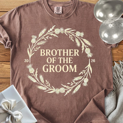 Brother of the Groom 2026 - Premium Wedding T-Shirt