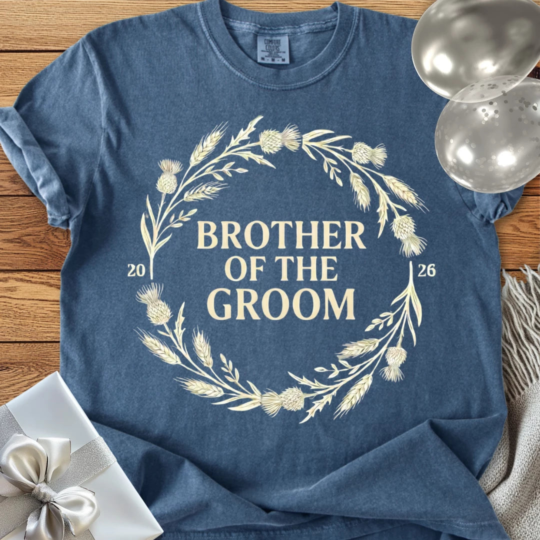 Brother of the Groom 2026 - Premium Wedding T-Shirt