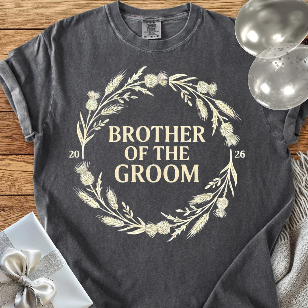 Brother of the Groom 2026 - Premium Wedding T-Shirt