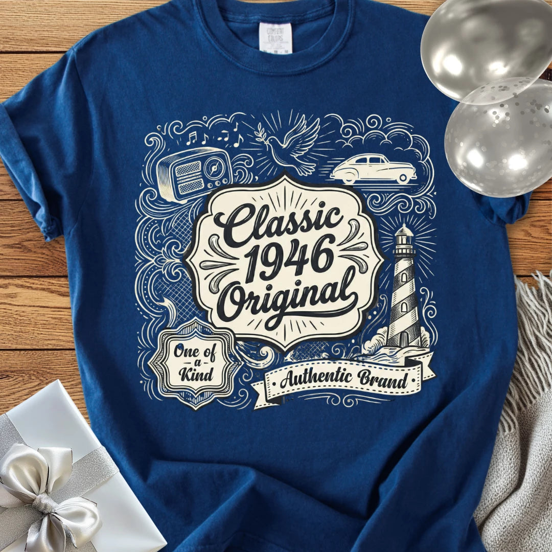 Classic 1946 Original - Premium 80th Birthday T-Shirt