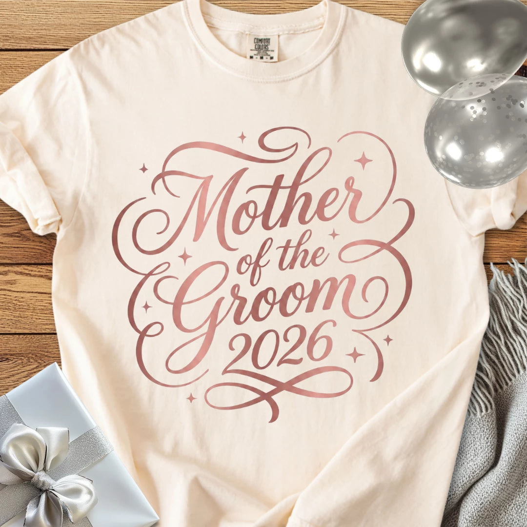 Mother of the Groom 2026 - Premium Wedding T-Shirt