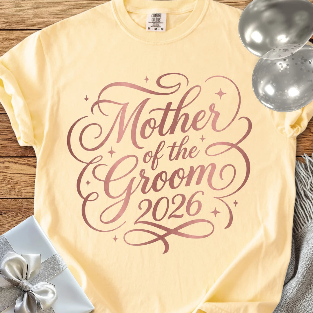 Mother of the Groom 2026 - Premium Wedding T-Shirt