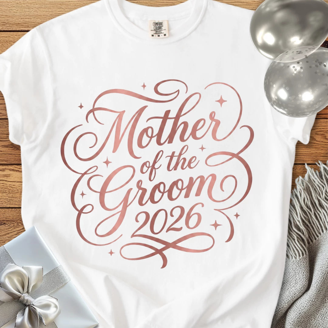 Mother of the Groom 2026 - Premium Wedding T-Shirt