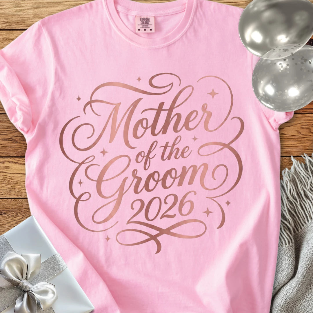 Mother of the Groom 2026 - Premium Wedding T-Shirt