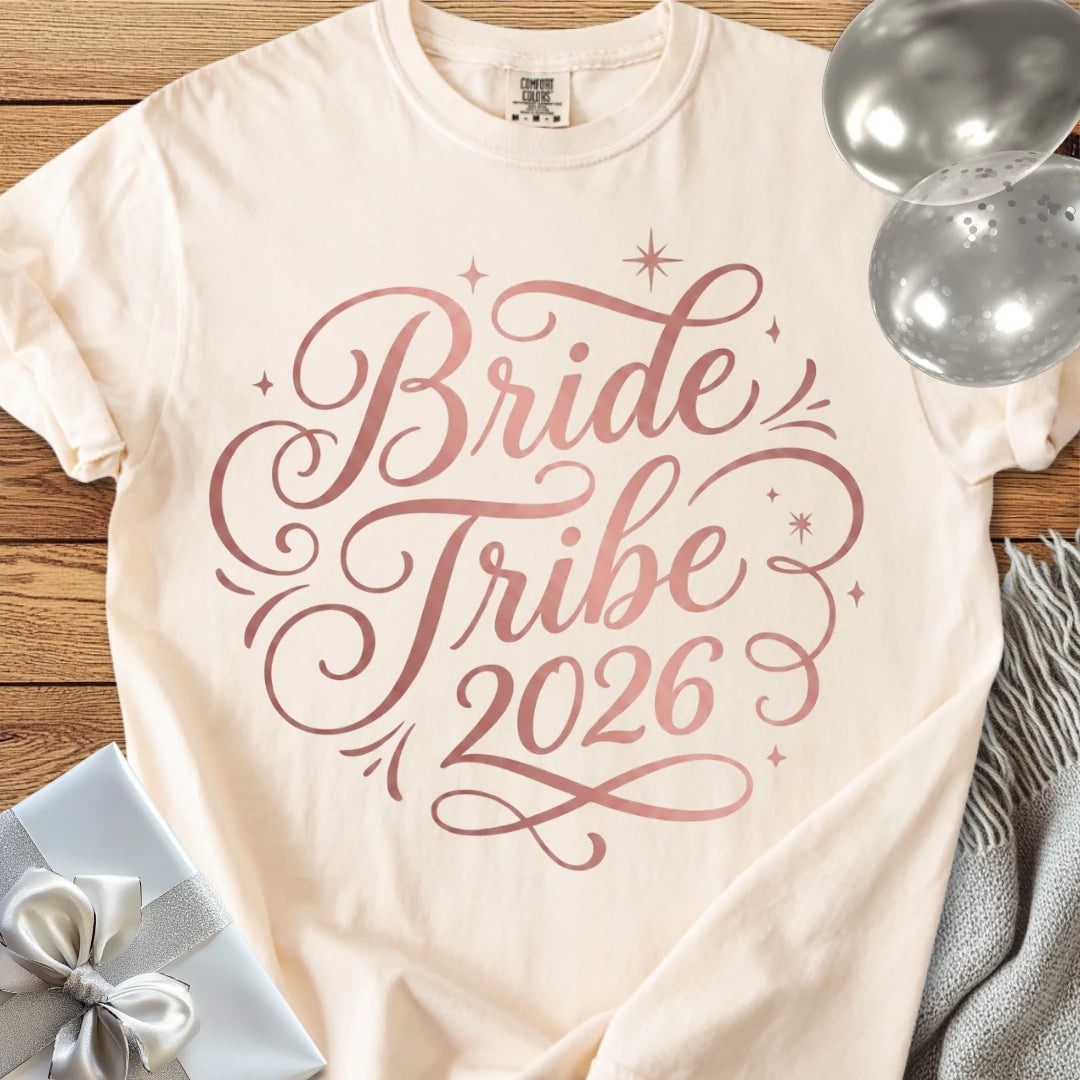 Bride Tribe 2026 - Premium Wedding T-Shirt