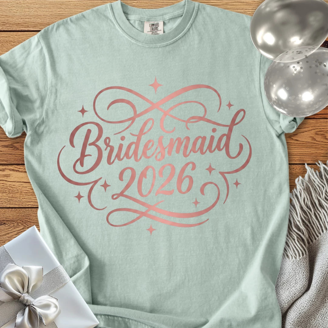 Bridesmaid  2026 - Premium Wedding T-Shirt