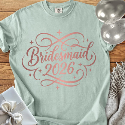 Bridesmaid  2026 - Premium Wedding T-Shirt