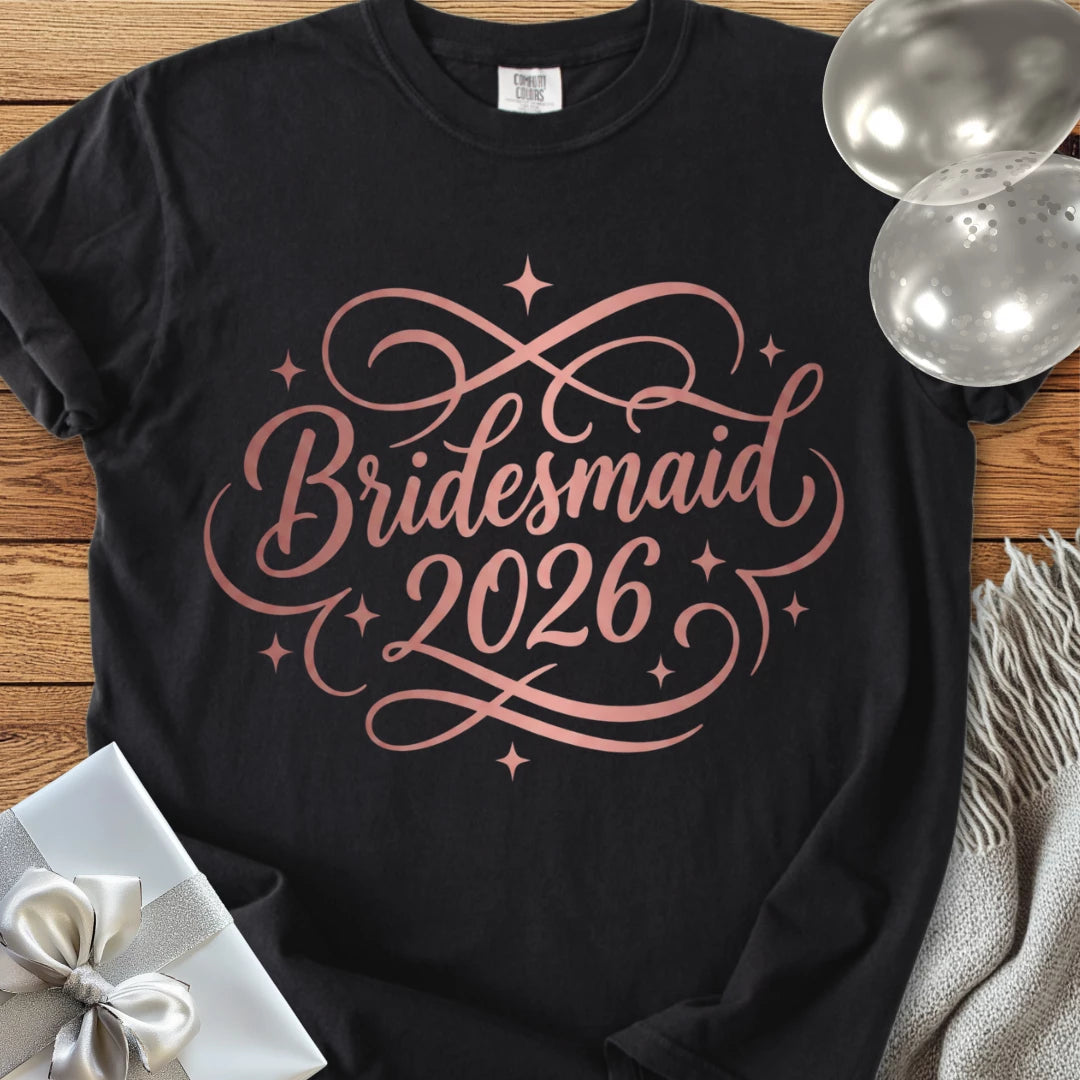 Bridesmaid  2026 - Premium Wedding T-Shirt