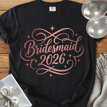 Bridesmaid  2026 - Premium Wedding T-Shirt