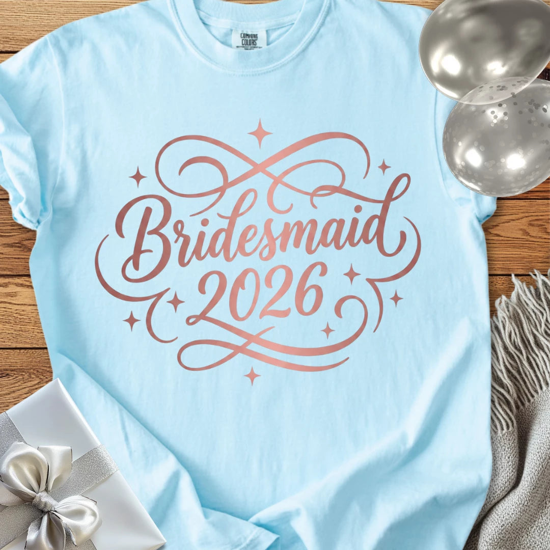 Bridesmaid  2026 - Premium Wedding T-Shirt