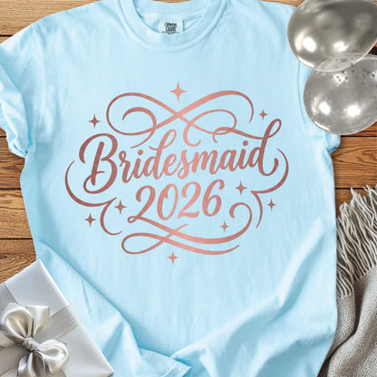 Bridesmaid  2026 - Premium Wedding T-Shirt