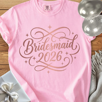 Bridesmaid  2026 - Premium Wedding T-Shirt