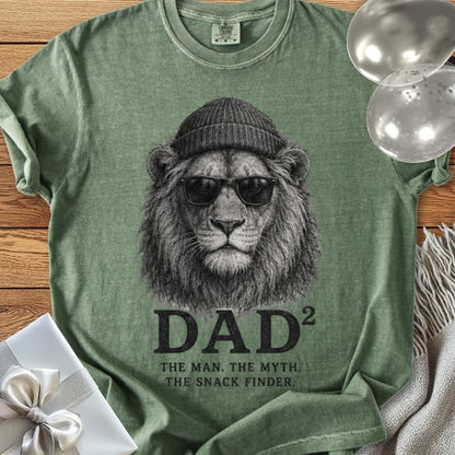 Dad2, The Man, The Myth, The Snack Finder - Premium Parenting T-Shirt