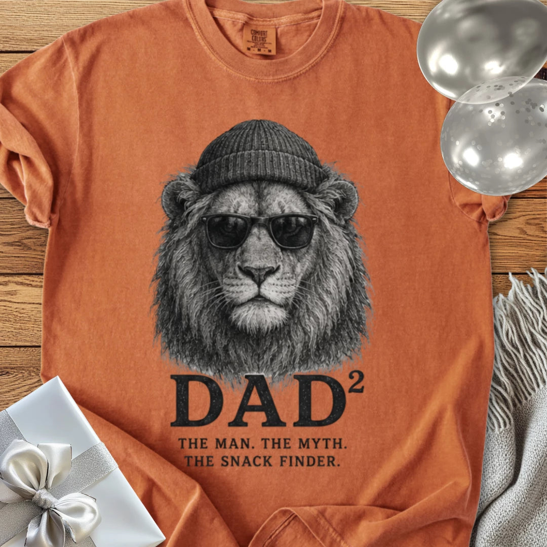 Dad2, The Man, The Myth, The Snack Finder - Premium Parenting T-Shirt