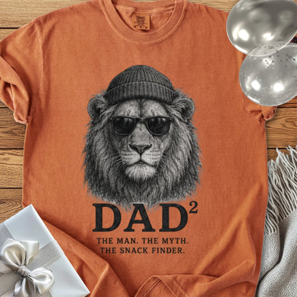 Dad2, The Man, The Myth, The Snack Finder - Premium Parenting T-Shirt