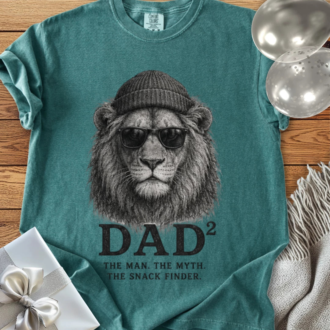 Dad2, The Man, The Myth, The Snack Finder - Premium Parenting T-Shirt