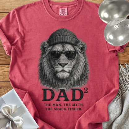 Dad2, The Man, The Myth, The Snack Finder - Premium Parenting T-Shirt