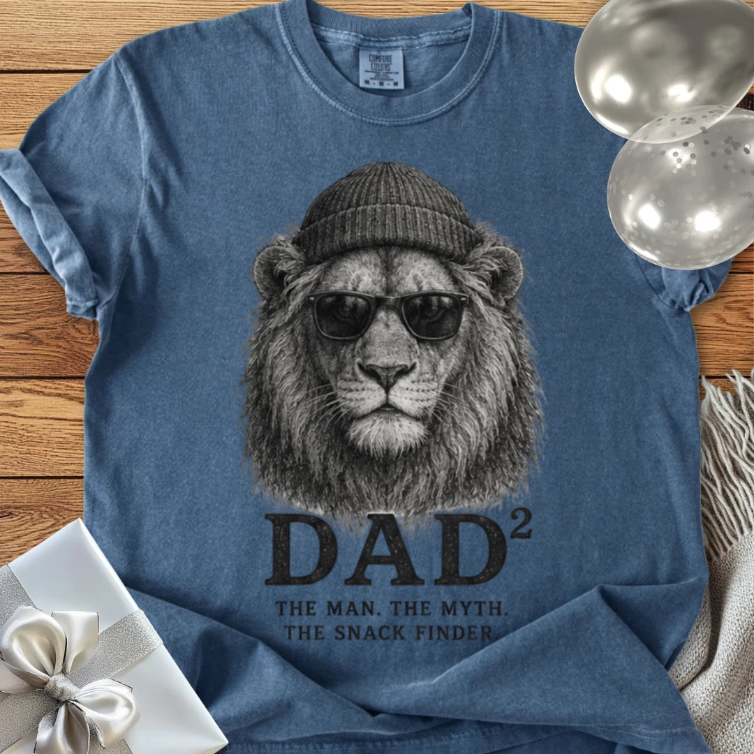 Dad2, The Man, The Myth, The Snack Finder - Premium Parenting T-Shirt