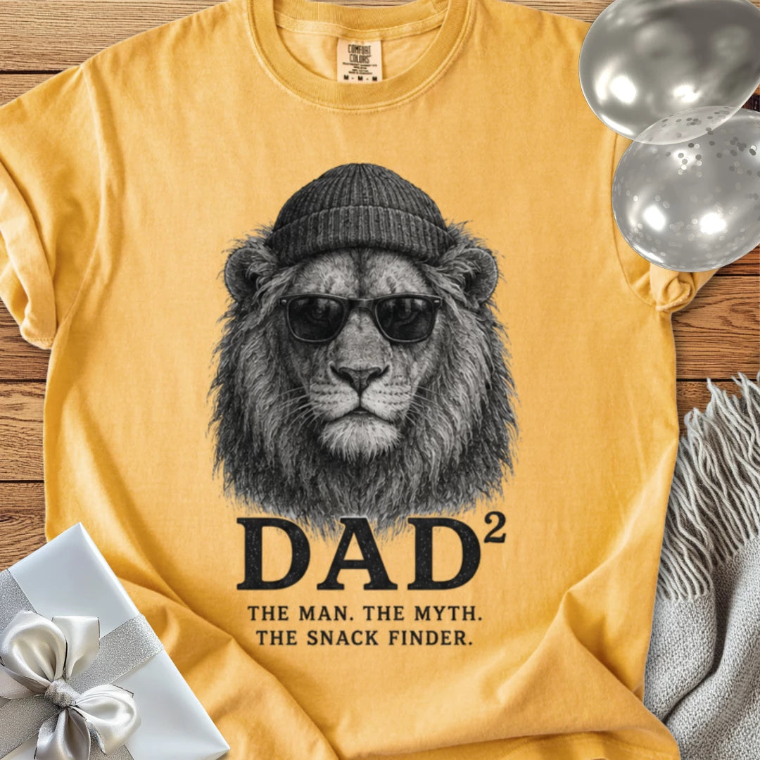 Dad2, The Man, The Myth, The Snack Finder - Premium Parenting T-Shirt