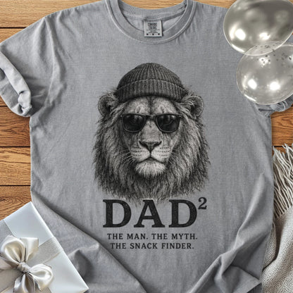 Dad2, The Man, The Myth, The Snack Finder - Premium Parenting T-Shirt