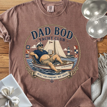 Dad Bod Yacht Club - Premium Parenting T-Shirt