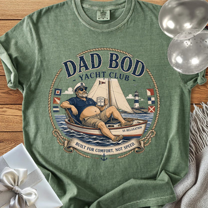 Dad Bod Yacht Club - Premium Parenting T-Shirt