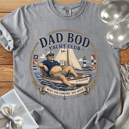 Dad Bod Yacht Club - Premium Parenting T-Shirt