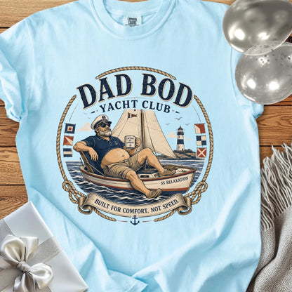 Dad Bod Yacht Club - Premium Parenting T-Shirt