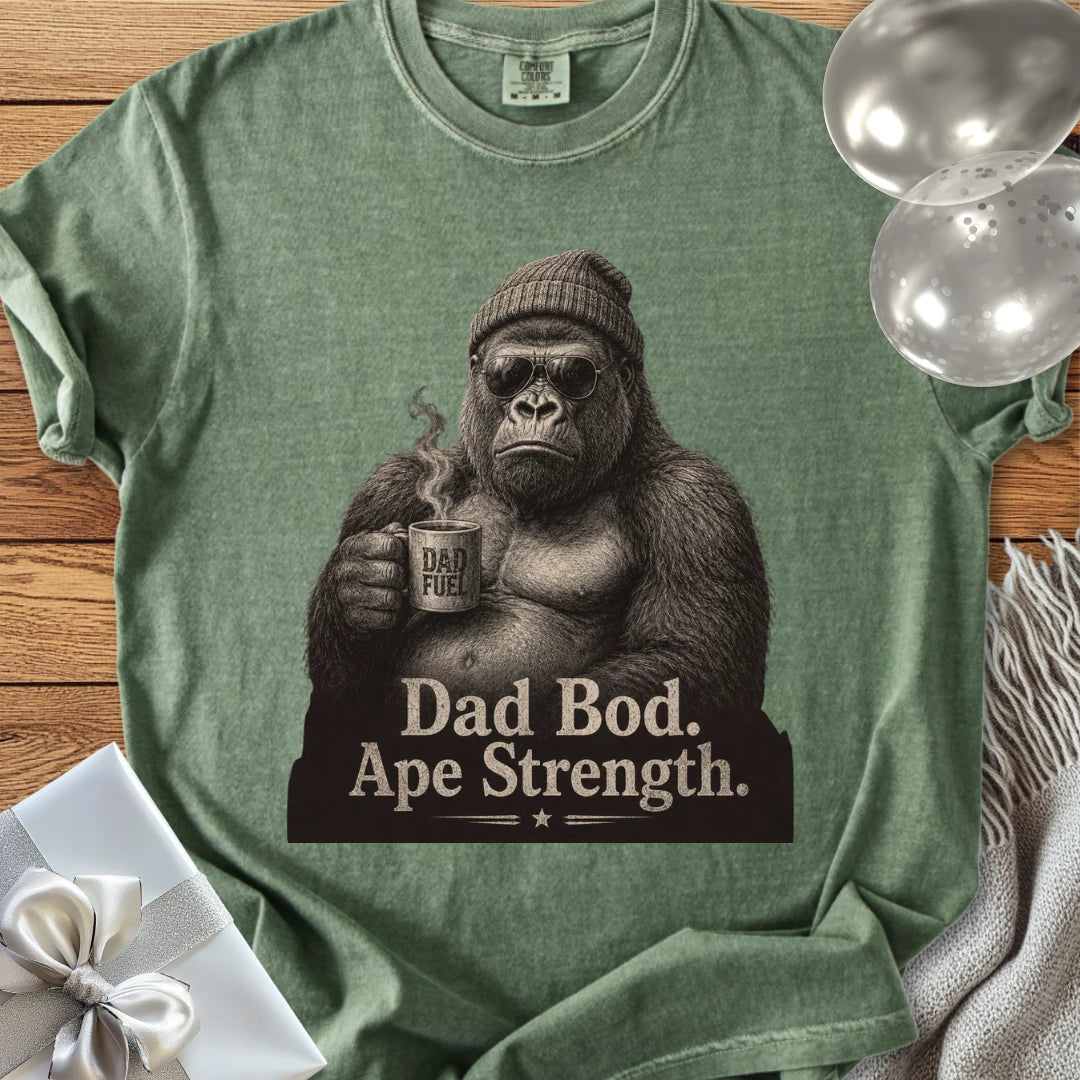 Dad Bod, Ape Strength - Premium Parenting T-Shirt