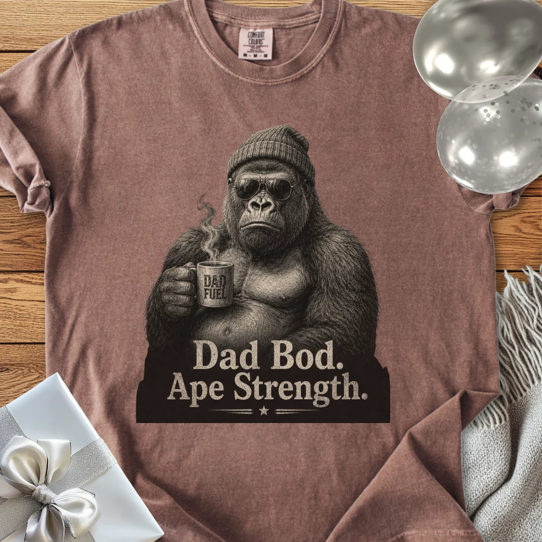 Dad Bod, Ape Strength - Premium Parenting T-Shirt