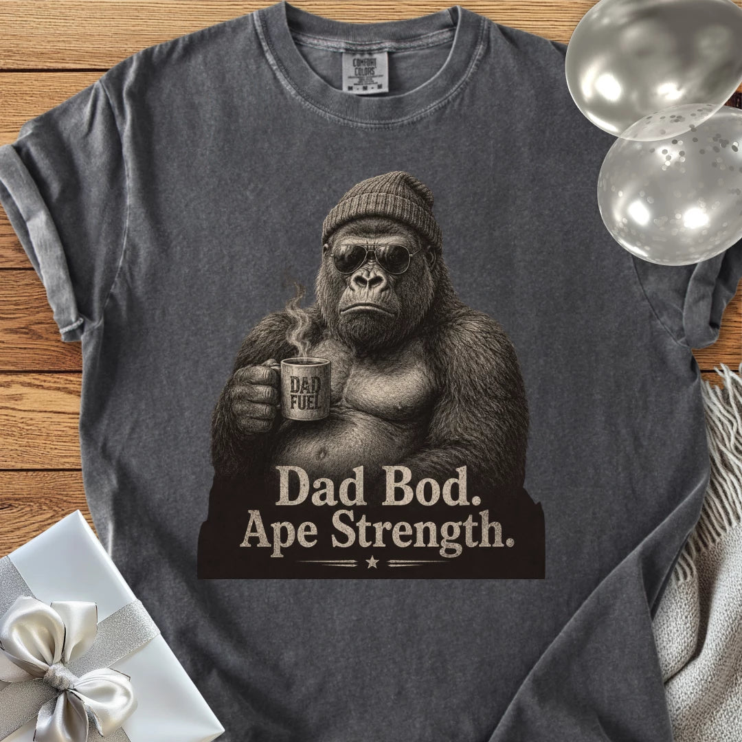 Dad Bod, Ape Strength - Premium Parenting T-Shirt