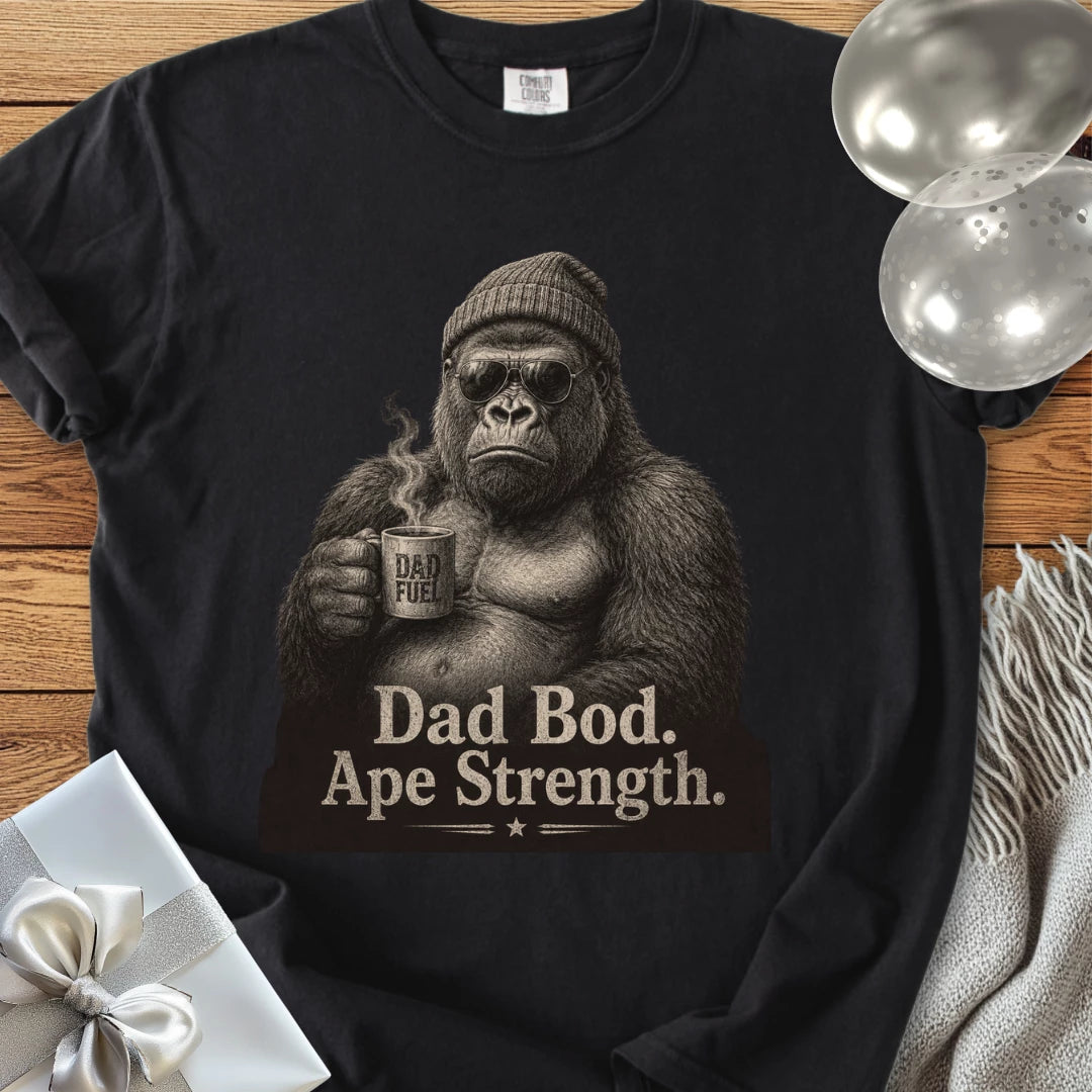 Dad Bod, Ape Strength - Premium Parenting T-Shirt