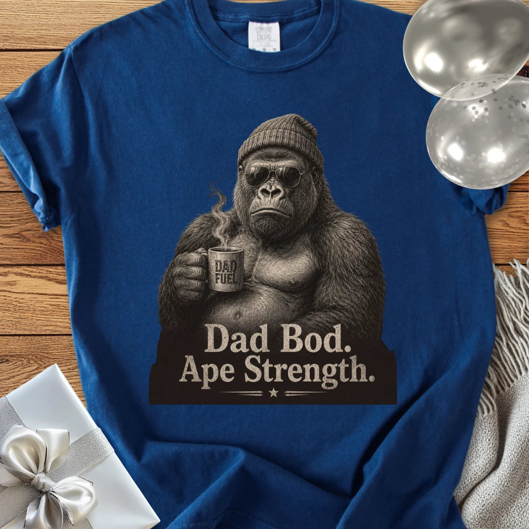 Dad Bod, Ape Strength - Premium Parenting T-Shirt