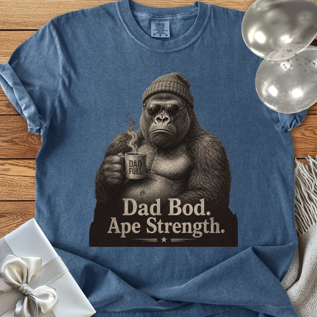 Dad Bod, Ape Strength - Premium Parenting T-Shirt