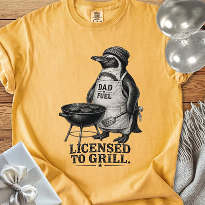 Dad Fuel, Licensed to Grill - Premium Parenting T-Shirt