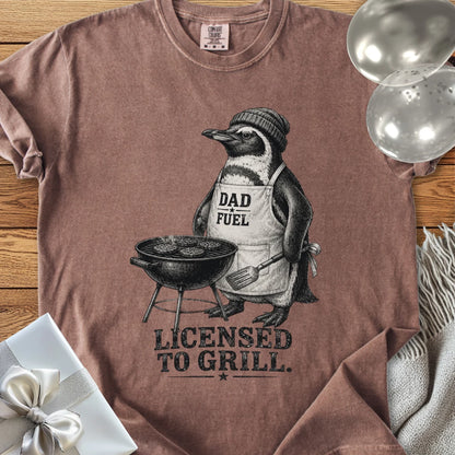 Dad Fuel, Licensed to Grill - Premium Parenting T-Shirt