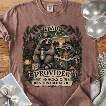 Dad, Provider of Snacks & Questionable Advice - Premium Parenting T-Shirt
