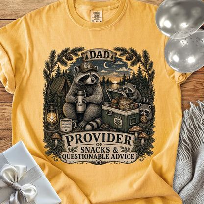 Dad, Provider of Snacks & Questionable Advice - Premium Parenting T-Shirt