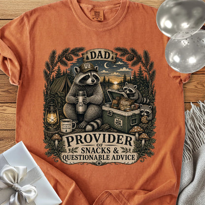 Dad, Provider of Snacks & Questionable Advice - Premium Parenting T-Shirt