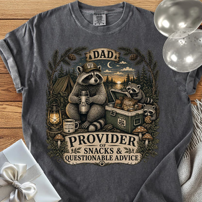 Dad, Provider of Snacks & Questionable Advice - Premium Parenting T-Shirt