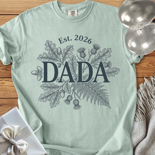 Dada, Est 2026 - Premium New Baby T-Shirt