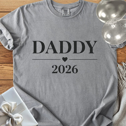 Daddy 2026 - Premium New Baby T-Shirt