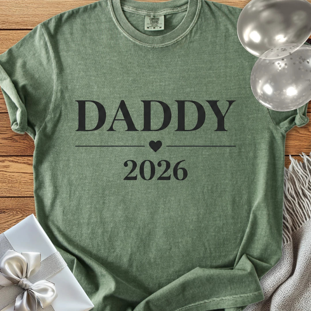 Daddy 2026 - Premium New Baby T-Shirt