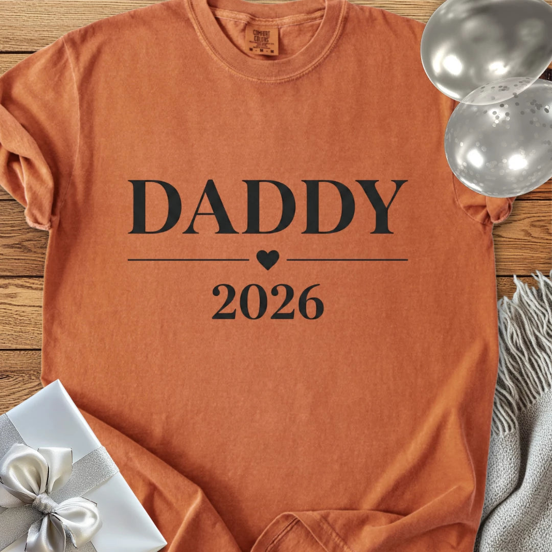 Daddy 2026 - Premium New Baby T-Shirt