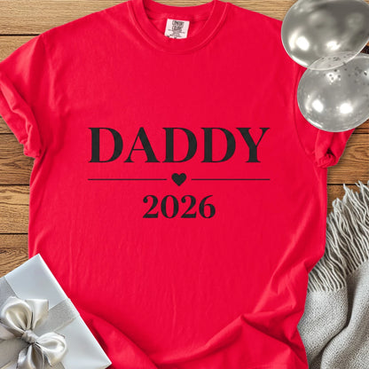 Daddy 2026 - Premium New Baby T-Shirt