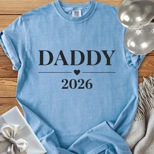 Daddy 2026 - Premium New Baby T-Shirt