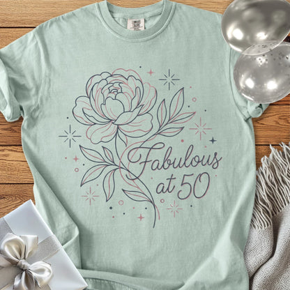 Fabulous at 50 - Premium 50th Birthday T-Shirt