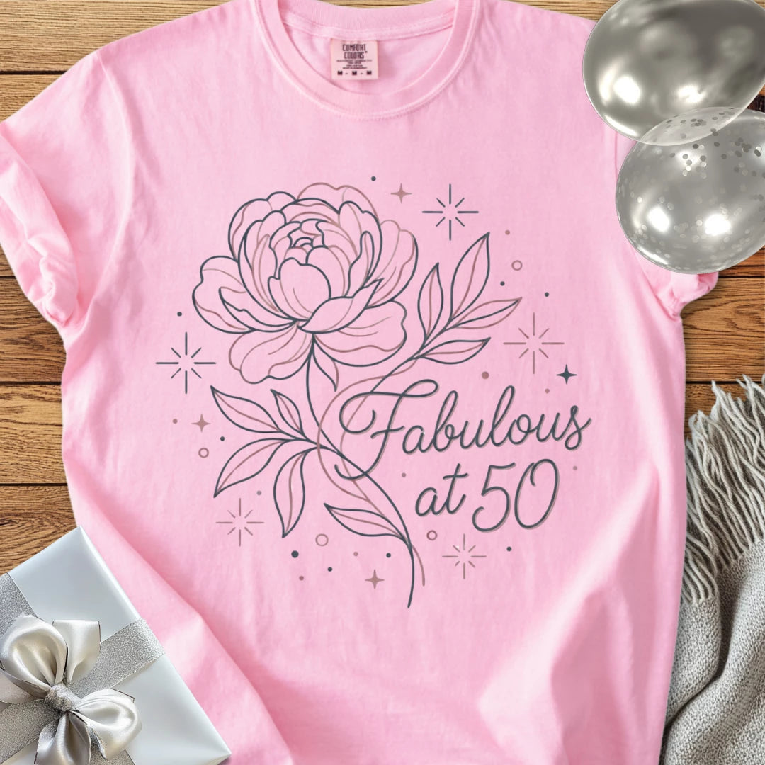 Fabulous at 50 - Premium 50th Birthday T-Shirt