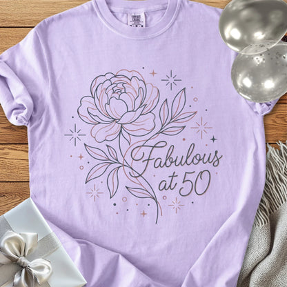Fabulous at 50 - Premium 50th Birthday T-Shirt