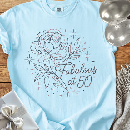 Fabulous at 50 - Premium 50th Birthday T-Shirt